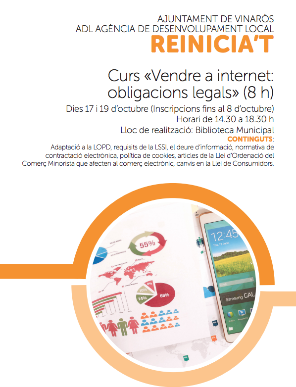 Curso "Vender por Internet: obligaciones legales"