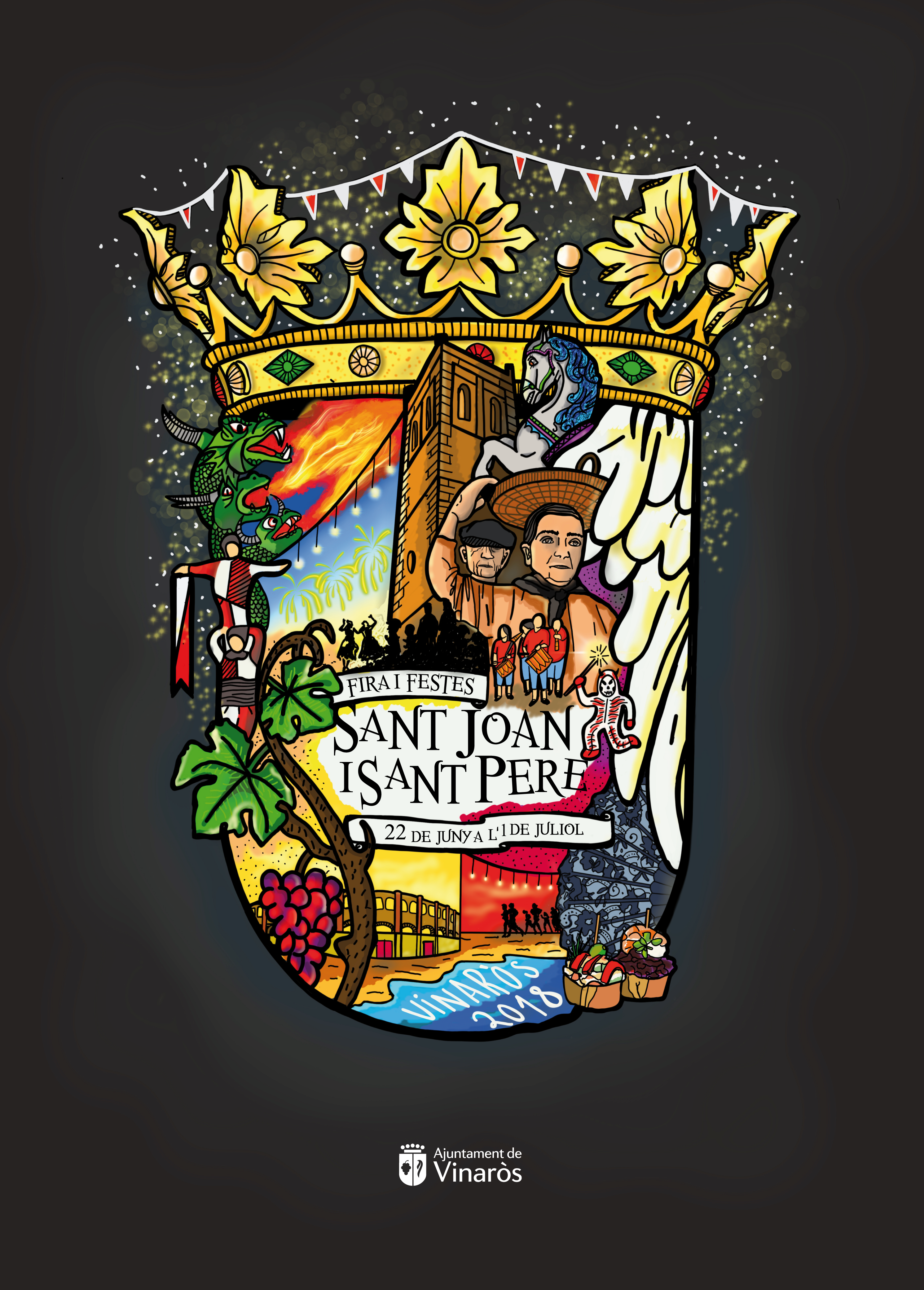 Cartell de les Festes de Sant Joan i Sant Pere