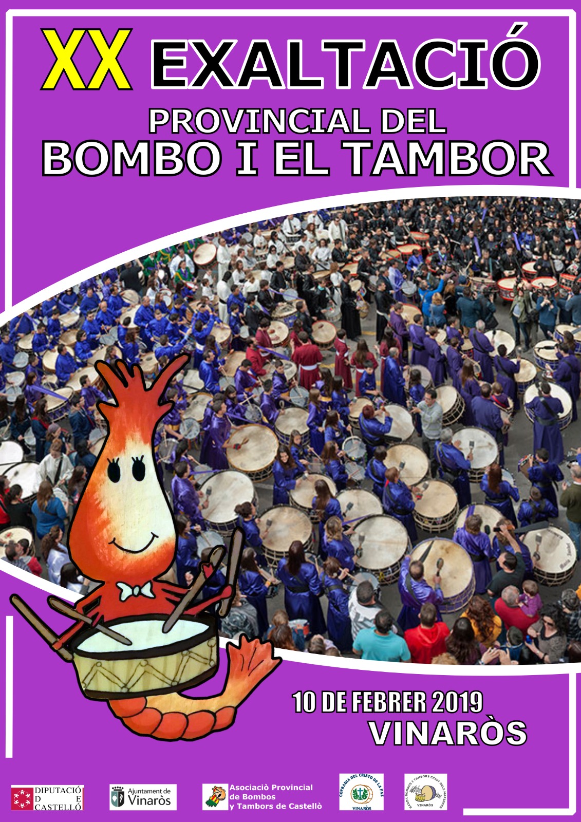 XX Exaltació Provincial del Bombo i el Tambor