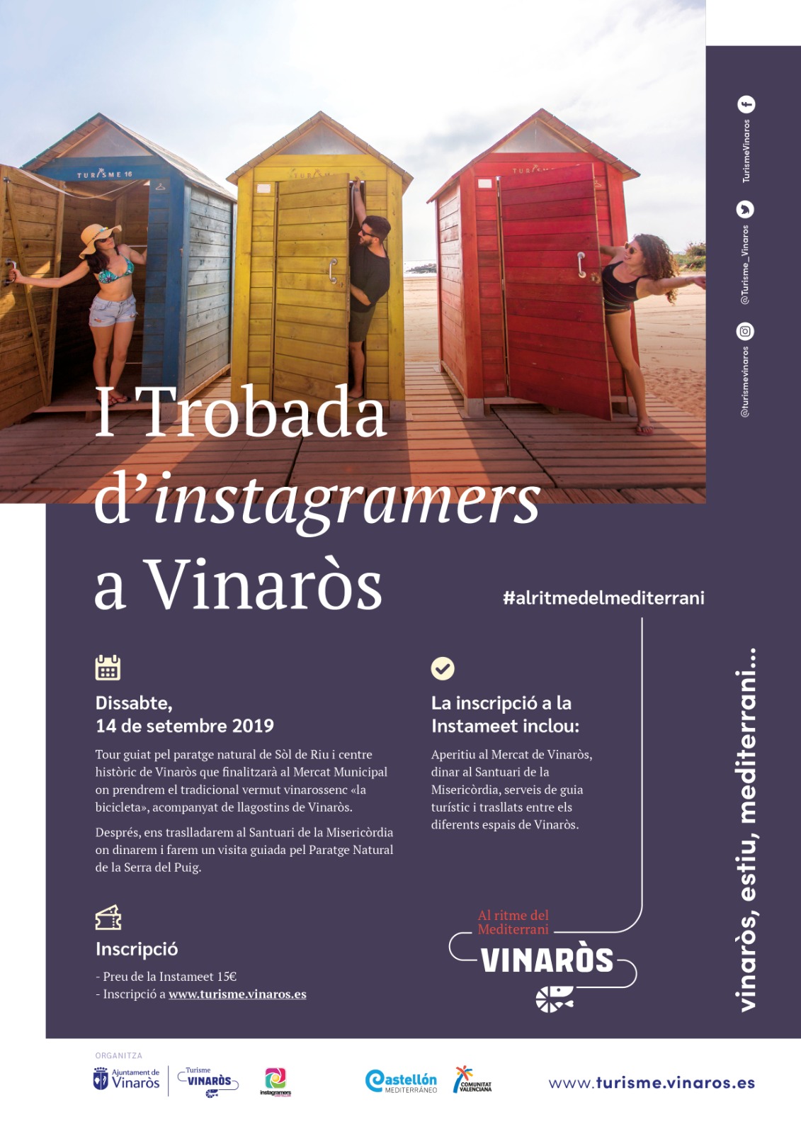 Vinaròs organizará el 14 de septiembre el I Encuentro de instagramers.