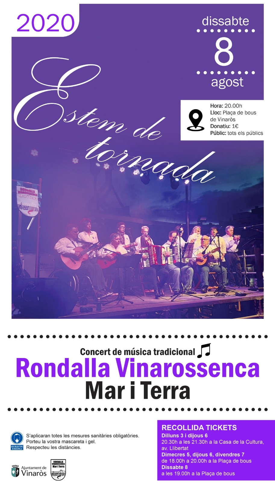 Concert de música tradicional de la Rondalla Vinarossenca Mar i Terra