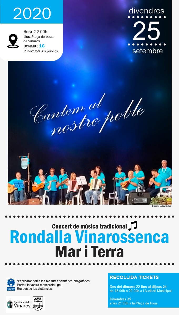 Concert de música tradicional de la Rondalla Vinarossenca Mar i Terra