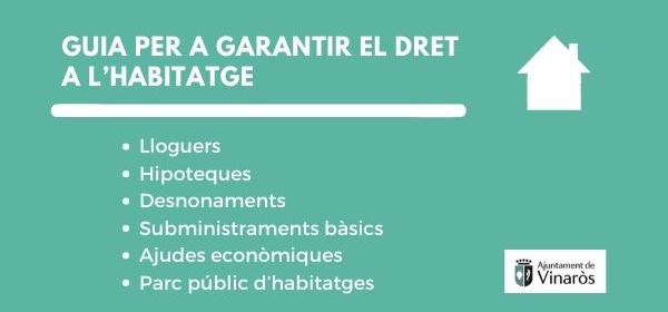 GUIA PER A GARANTIR EL DRET A L’HABITATGE