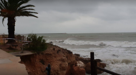 Els tècnics enviats per la Generalitat visiten Vinaròs per comprovar l'estat dels camins rurals afectats per la gota freda