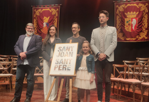 Carmen Espuny i Ariadne Pablos són les reines de les festes de Sant Joan i Sant Pere