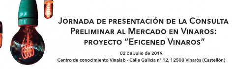 L'Ajuntament de Vinaròs promou una Consulta Preliminar de CPI al Mercat per a projectes d'innovació en l'àmbit de l'eficiència energètica