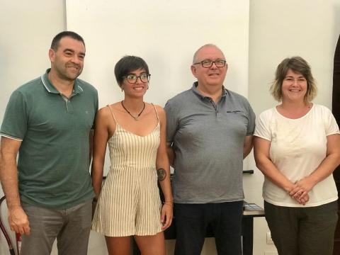 La regidora de Joventut, Berta Doménech, participa en la reunió convocada per l'IVAJ