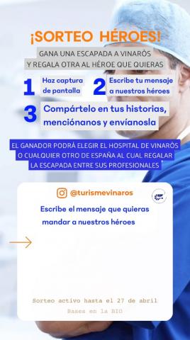 Vinaròs lanza la campaña Escapada Héroes en agradecimiento a la tarea de los servicios sanitarios