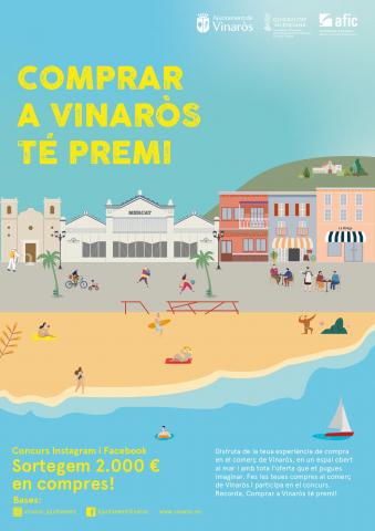 El Ajuntament de Vinaròs inicia la campaña Comprar a Vinaròs té premi para ayudar a reactivar el sector comercial 