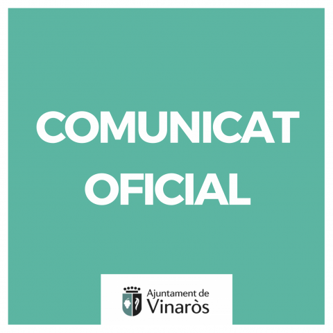 Comunicado del Ajuntament de Vinaròs respecto a la Escola d'Estiu l'Illa