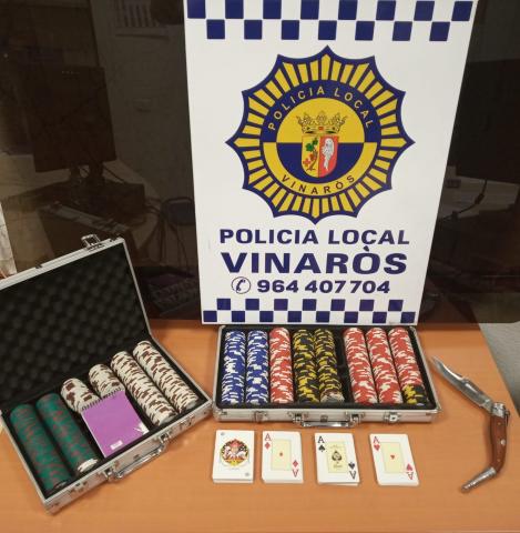 La Policía Local realiza una operación contra el juego ilegal