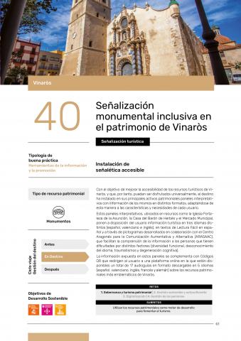 senyalització turística de Vinaròs