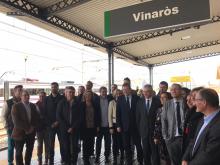 Vinaròs inaugura el nou servei de trens de rodalies