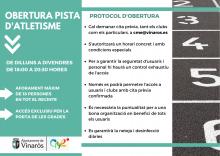 El Ayuntamiento reabrirá el lunes la pista de atletismo
