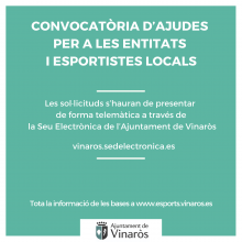 El CME abre la convocatoria de ayudas para las entidades y deportistas locales