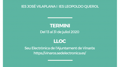 S'obri el termini per sol·licitar les ajudes al transport del curs 2020-2021