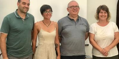 La regidora de Joventut, Berta Doménech, participa en la reunió convocada per l'IVAJ