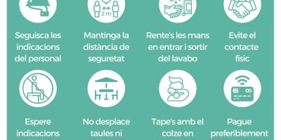 Recomacions bàsiques per al sector de l'hostaleria