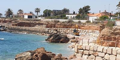 El Servei de Costes i l’Ajuntament avancen amb les tasques d’adequació del litoral de la Costa Nord
