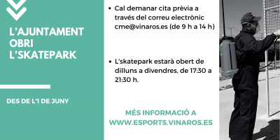 L’Ajuntament obri l’skatepark