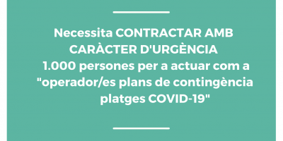 L'Agència Valenciana de Seguretat i Resposta a les Emergències necessita contractar 1.000 persones
