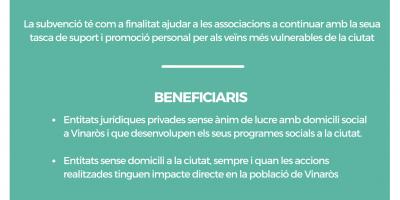 El Ajuntament otorga las ayudas anuales a las entidades sociales