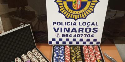 La Policia Local realitza una operació contra el joc il·legal