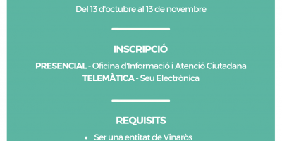 L'Ajuntament obri el termini d’inscripció per al Consell de Festes